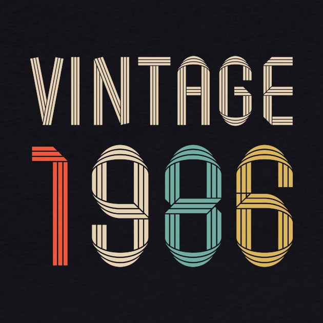 Vintage 1986 35 years old birthday by hoopoe